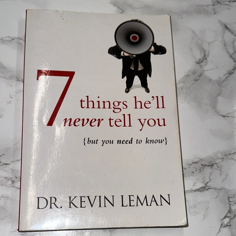7 Things He'll Never Tell You Book by Dr Kevin Leman